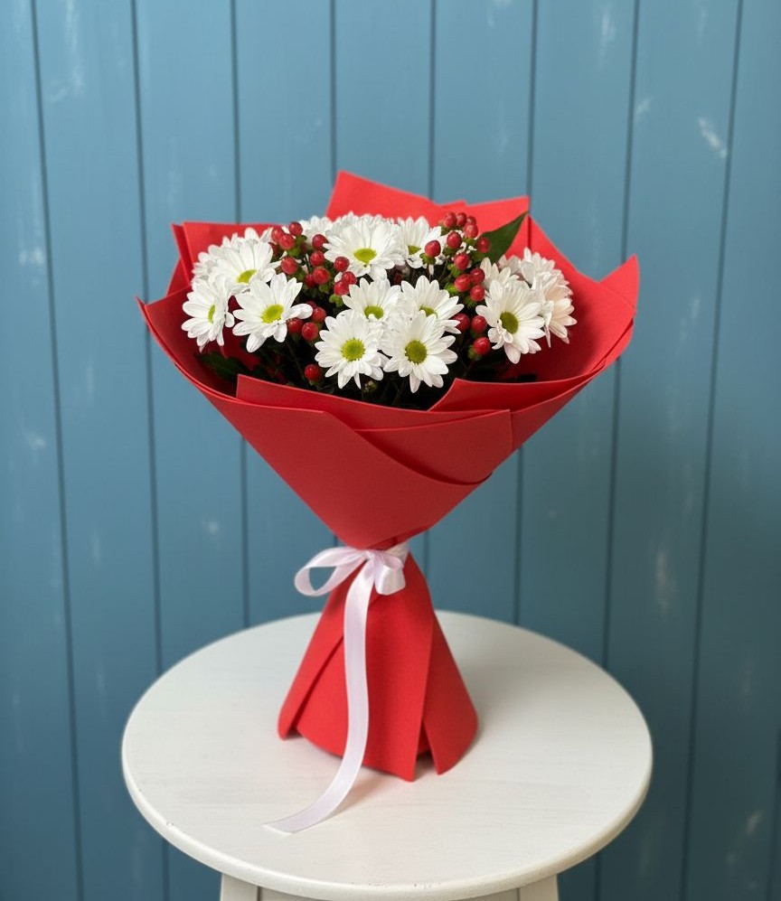 Букет цветов из: Хризантемы в Североонежск