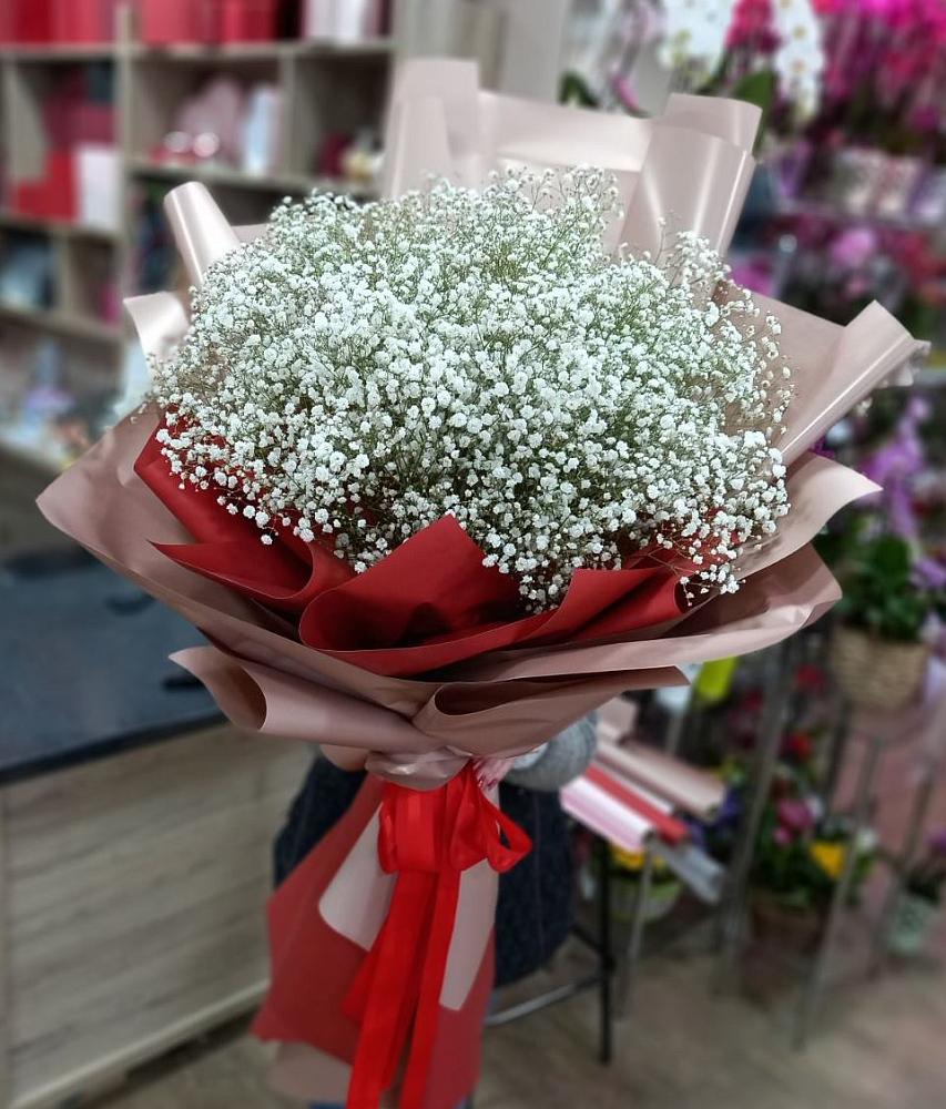 Букет Белые хлопья в Североонежск Букет цветов из: Гипсофила в Североонежск