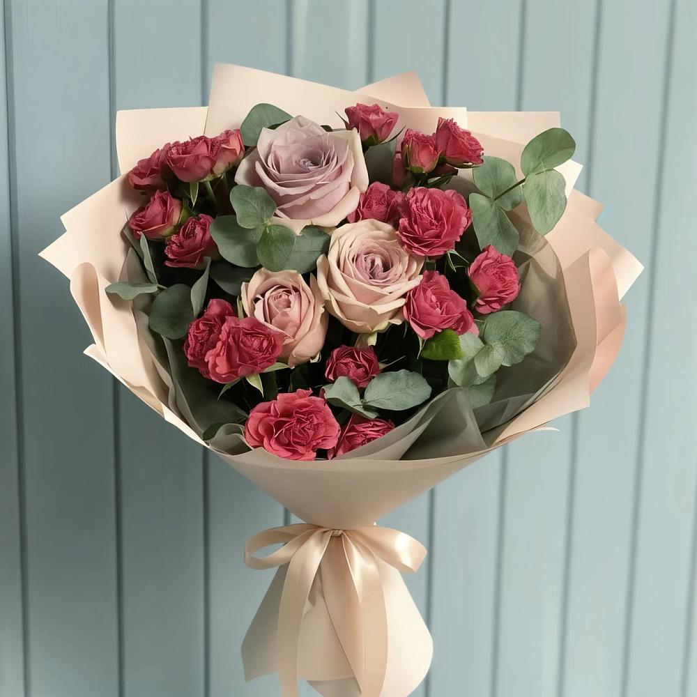 Букет цветов из: Гвоздики и Розы в Североонежск
