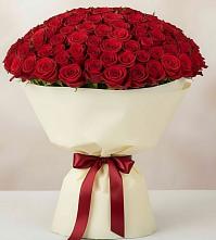 Букет 101 Красная роза Милано в Североонежск
