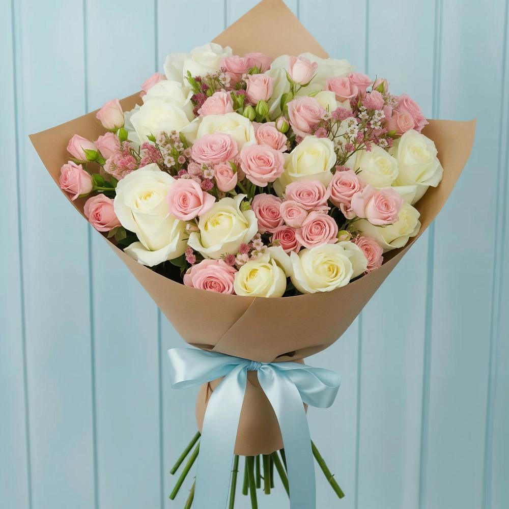 Букет цветов из: Розы в Североонежск