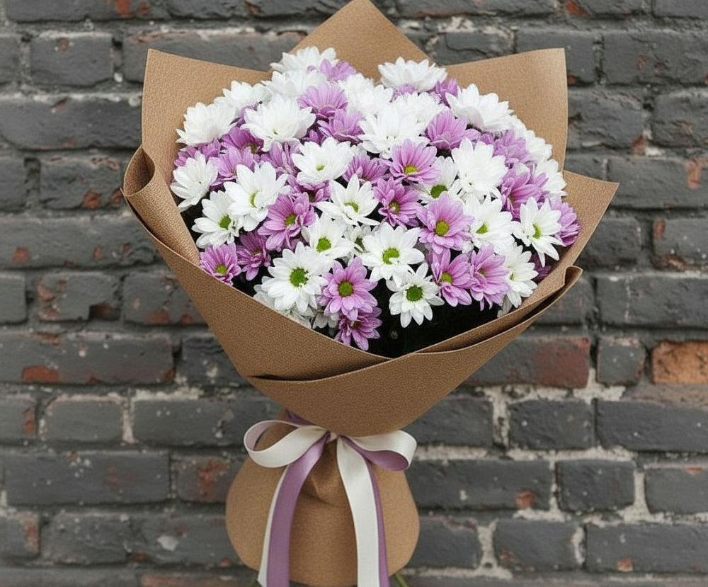Букет цветов из: Хризантемы в Североонежск