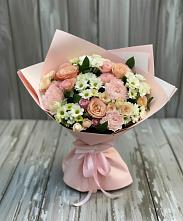 Букет цветов из:  Гвоздики, Розы и Хризантемы в Североонежск