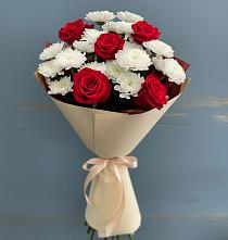 Букет цветов из:  Розы и Хризантемы в Североонежск
