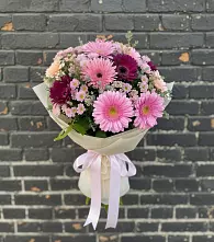 Букет цветов из:  Герберы и Хризантемы в Североонежск