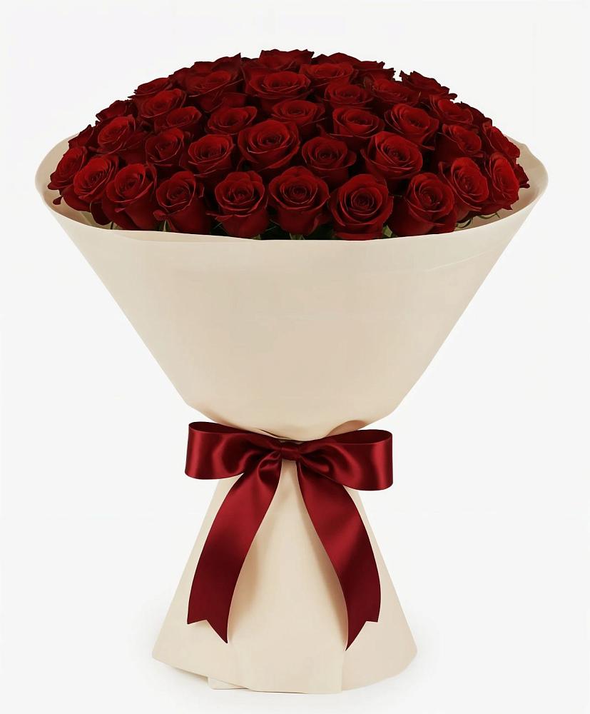 Букет 101 Бордовая роза Блэк Бакарра в Североонежск