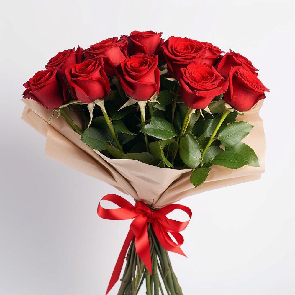 Букет 11 Красных роз Эдлесс Лав в Североонежск
